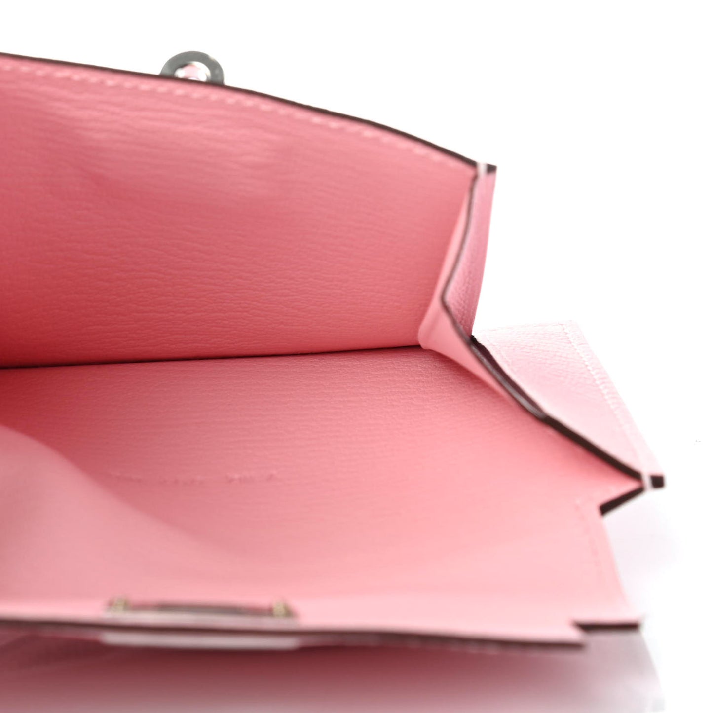 Chevre Mysore Kelly Pocket Compact Wallet Rose Sakura