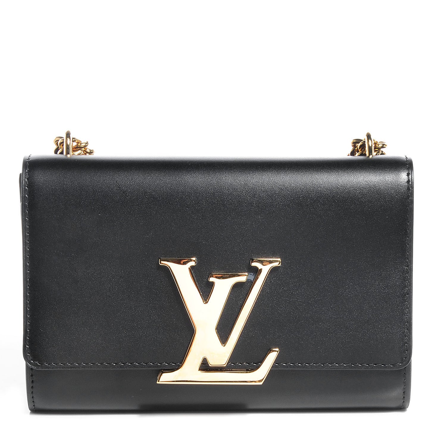 Calfskin Chain Louise MM Black