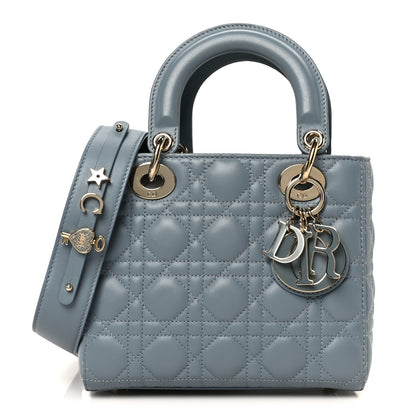 Christian Dior Lambskin Cannage Small My ABCDior Lady Dior Cloud Blue 1 of 10