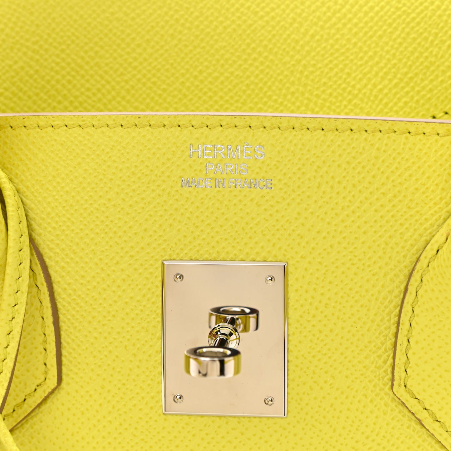 Epsom Birkin 35 Lime