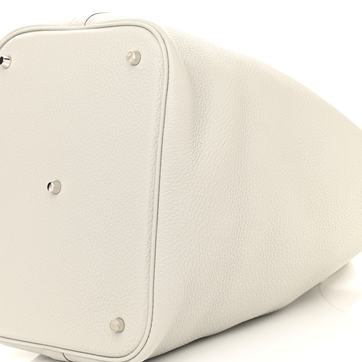 Hermes Taurillon Clemence Picotin Lock 26 GM Gris Perle 10 of 11