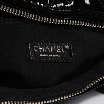 Chanel Vinyl Quilted CC Large Tote Black 6 of 7