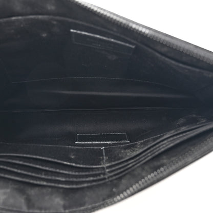 Saint Laurent Grain De Poudre Zipped Tablet Holder Black 5 of 12