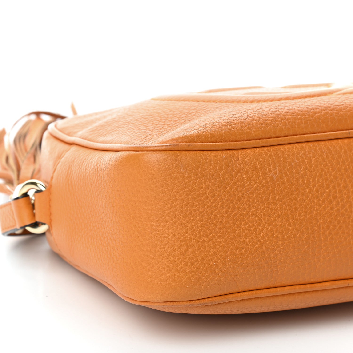 Gucci Pebbled Calfskin Small Soho Disco Bag Curcuma 8 of 12