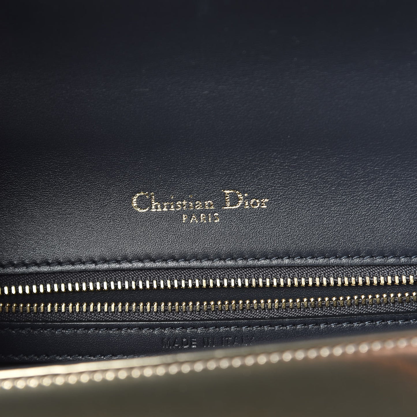 Metallic Patent Micro-Cannage Medium Diorama Flap Bag Gold