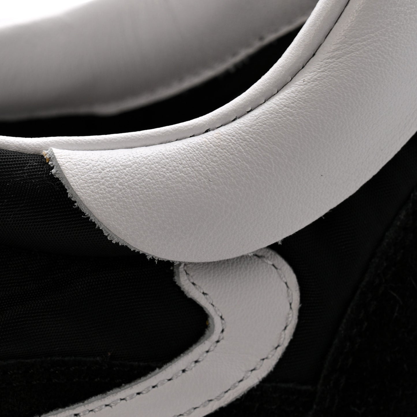 Nylon Suede Flow Runners Sneakers 42 Black