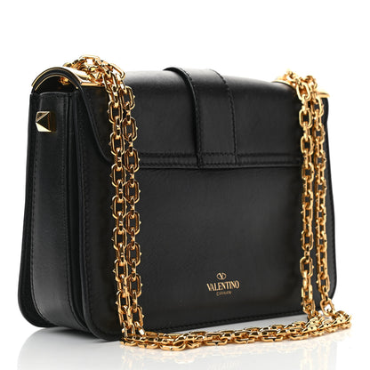 Valentino Garavani Vitello B-Rockstud Flap Black 3 of 11