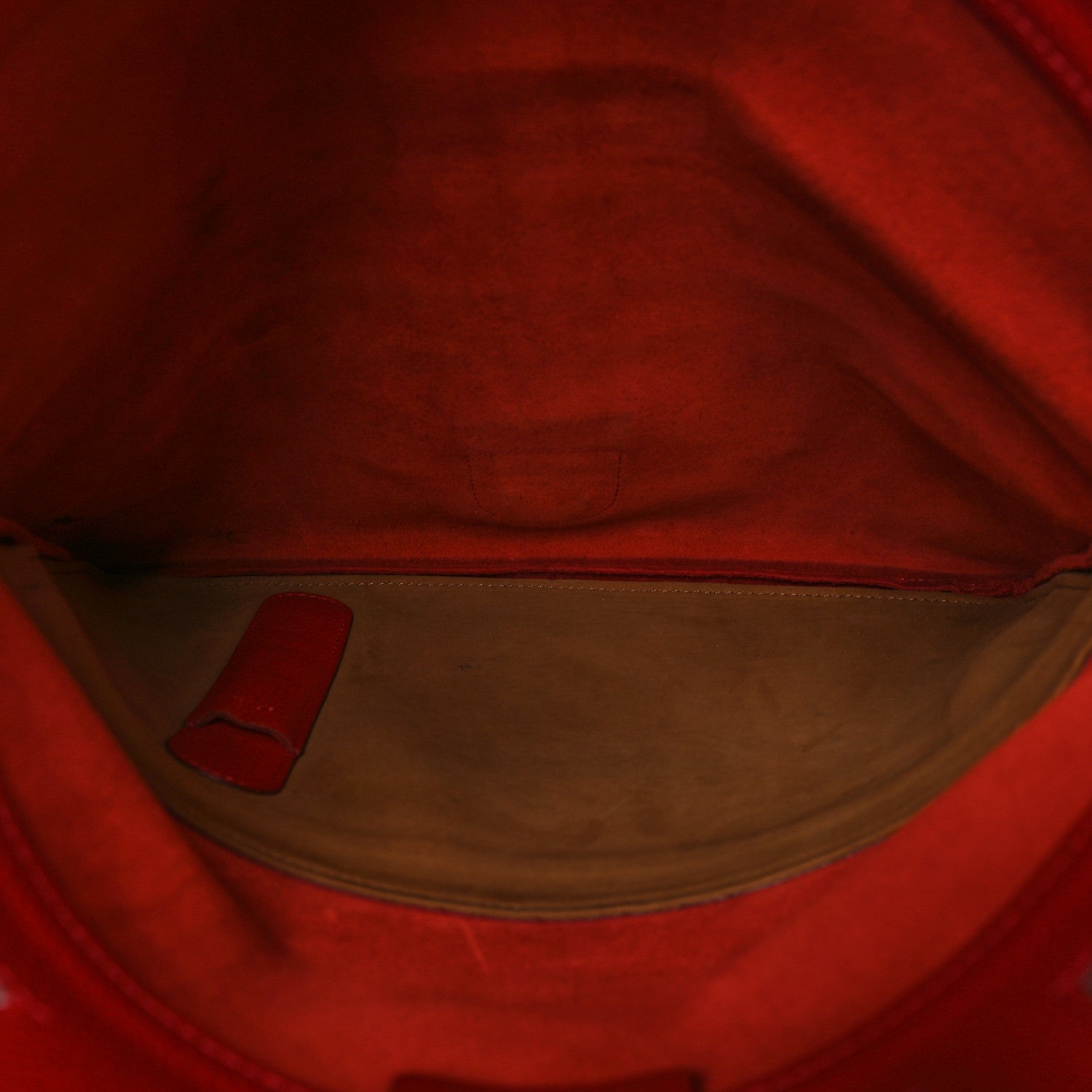 Delvaux Grained Calfskin PM Ancre Clutch Rouge 6 of 8