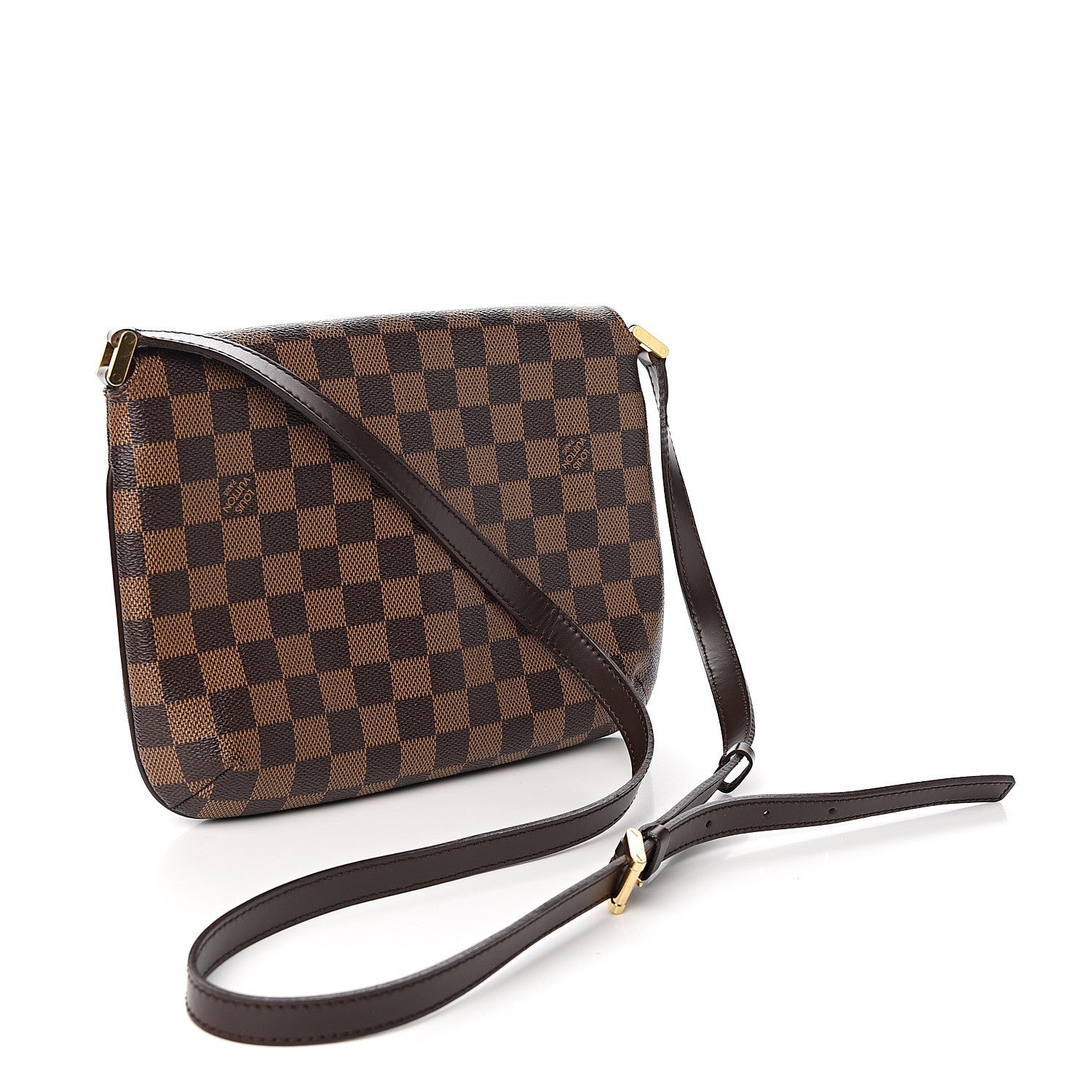 Louis Vuitton Damier Ebene Musette Tango Long Strap 2 of 8