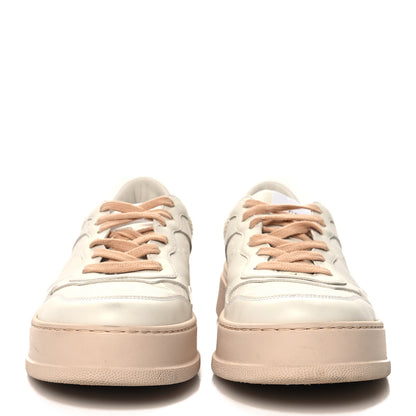 Gucci Calfskin GG Tennis Embossed Womens Platform 55mm Sneakers 40 White 3 of 8