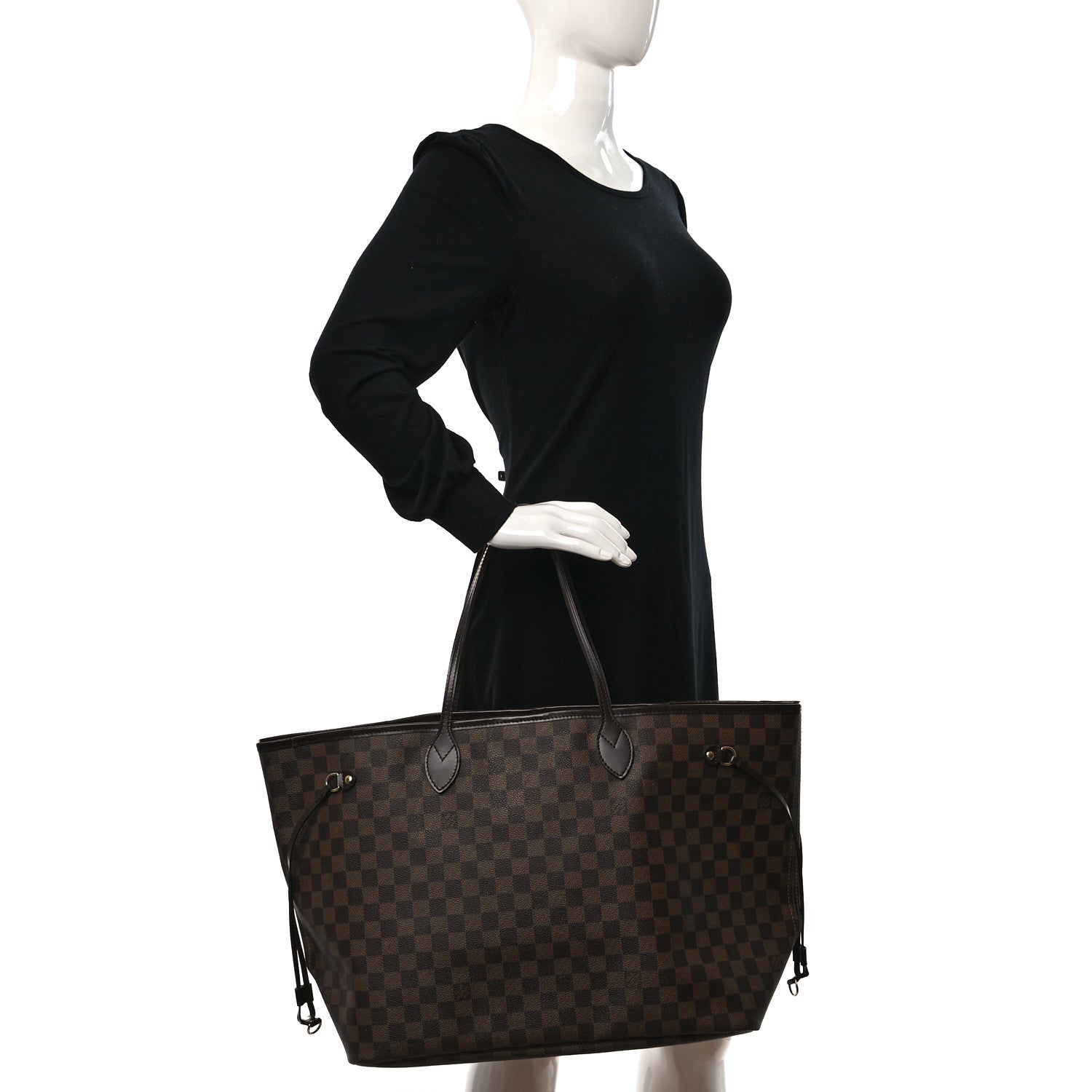 Louis Vuitton Damier Ebene Neverfull GM 3 of 8