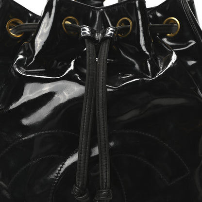 Chanel Paten Timeless CC Drawstring Backpack Black 8 of 10