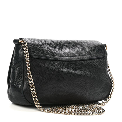 Gucci Pebbled Calfskin Medium Soho Flap Crossbody Black 3 of 20