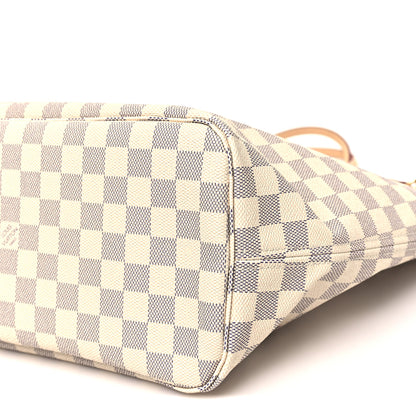 Louis Vuitton Damier Azur Neo Neverfull MM Rose Ballerine 9 of 9