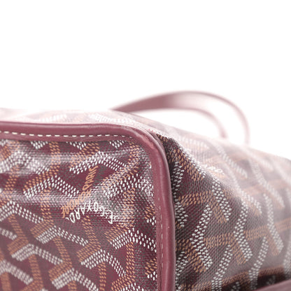 Goyard Goyardine Reversible Anjou PM Burgundy 17 of 24