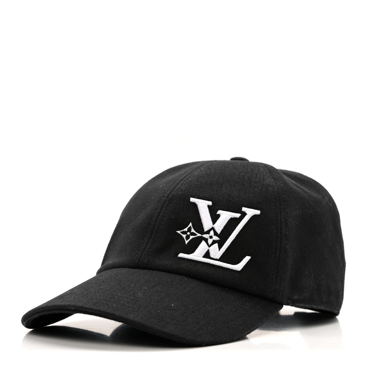 Louis Vuitton Cotton Monogram Embroidered LV Smash Cap L Black 1 of 11