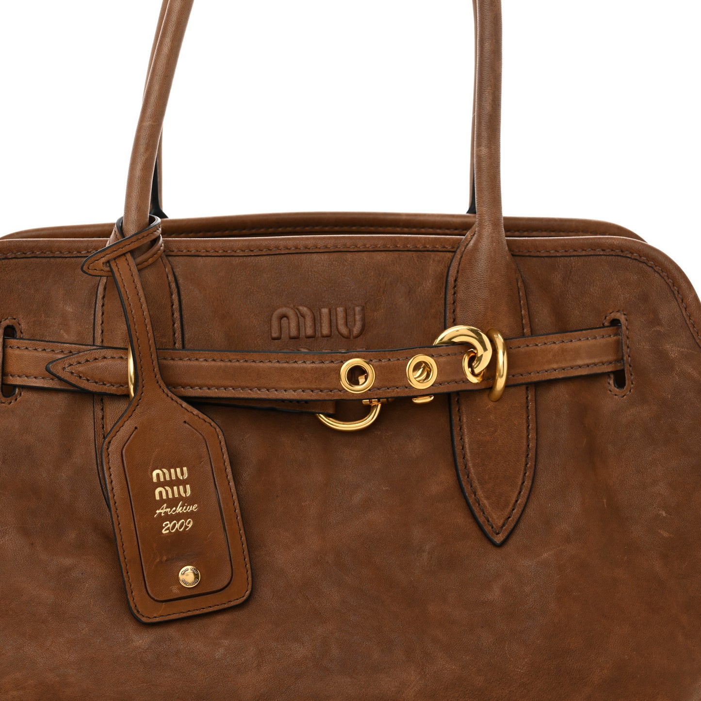 Nappa Aviator Medium Aventure Bag Rovere