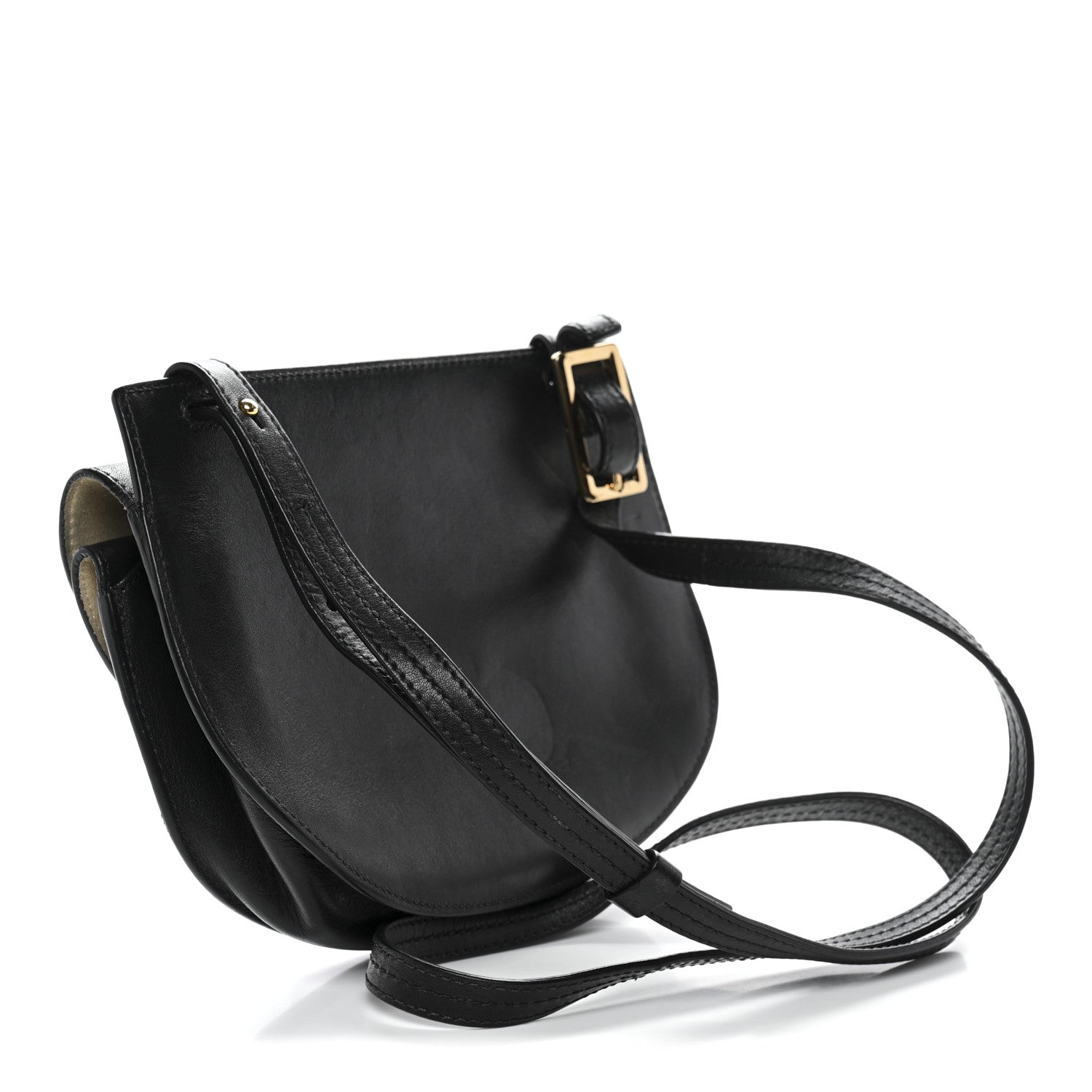 Chloe Calfskin Georgia Crossbody Bag Black 3 of 12