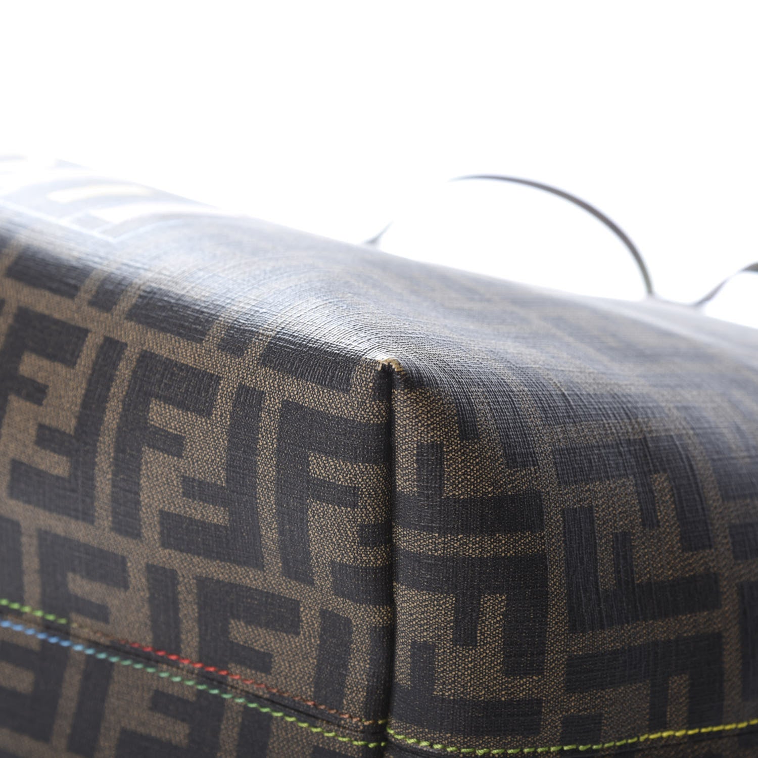 Fendi Zucca Spalmati Print Large Roll Tote Tobacco Multicolor 15 of 22