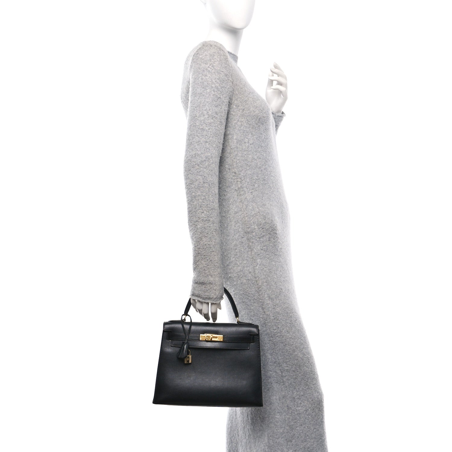 Hermes Gulliver Shooting Star Kelly Sellier 28 Black 2 of 15