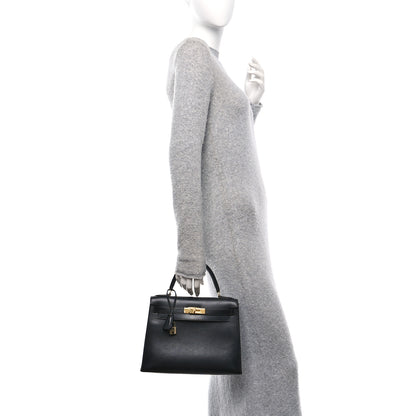 Hermes Gulliver Shooting Star Kelly Sellier 28 Black 2 of 15