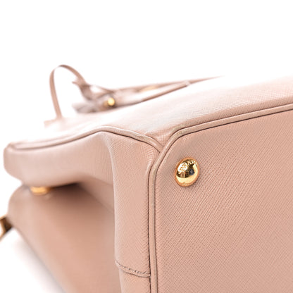 Prada Saffiano Small Galleria Double Zip Tote Cammeo 9 of 13