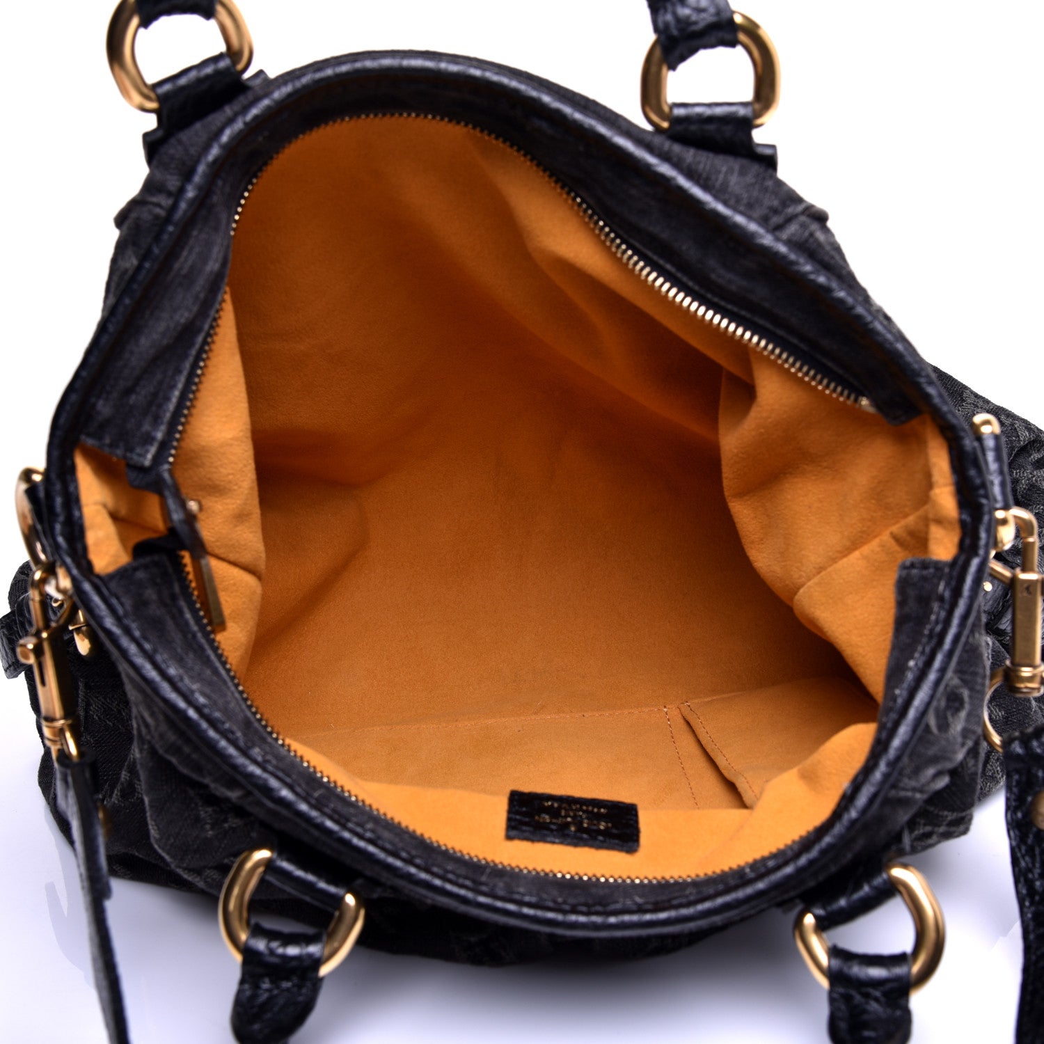Louis Vuitton Denim Neo Cabby MM Black 5 of 10