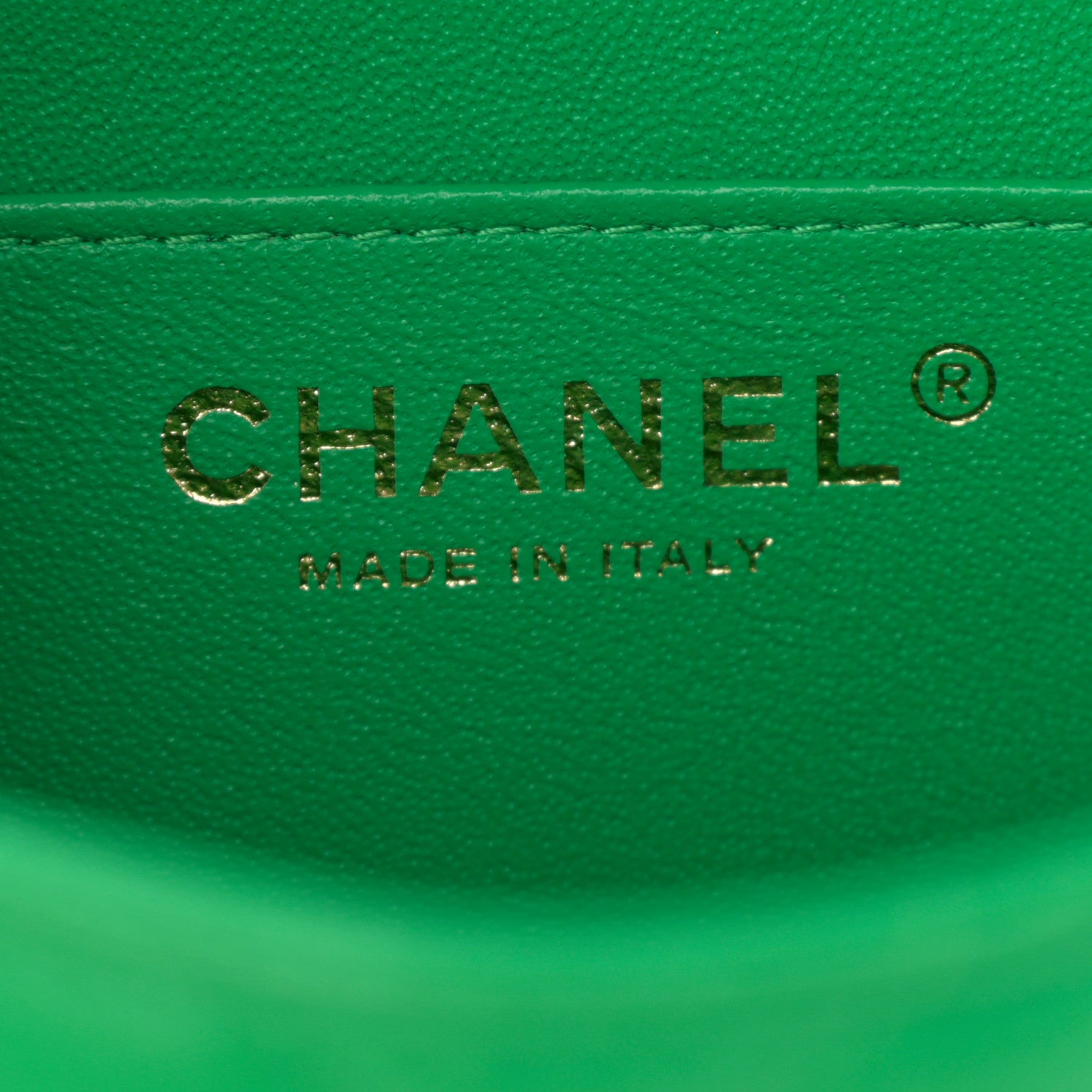 Chanel Lambskin Quilted Mini Square Flap Green 5 of 14