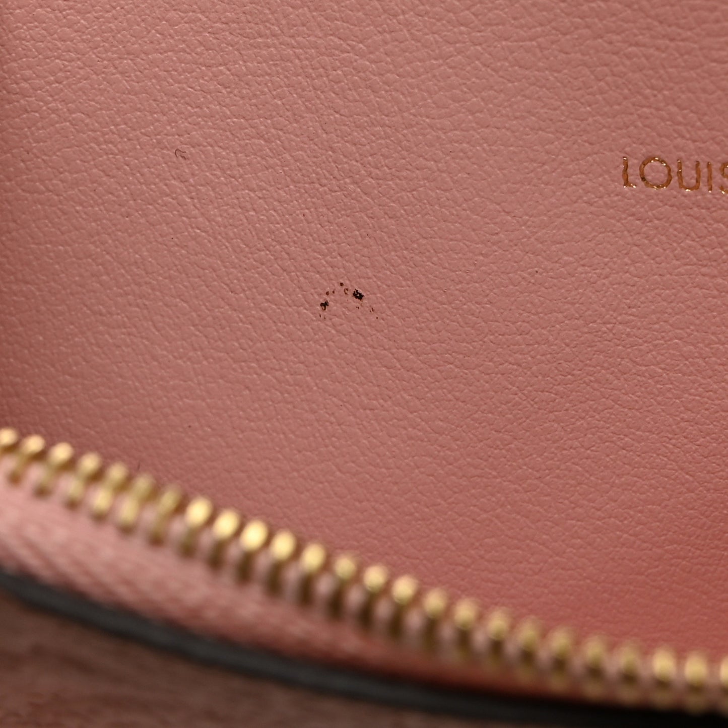 Empreinte Felicie Chain Wallet Zippered Insert Rose Poudre