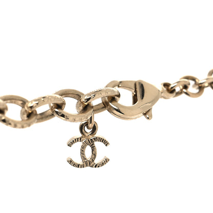 Chanel Pearl Grosgrain CC Long Necklace Gold 4 of 5