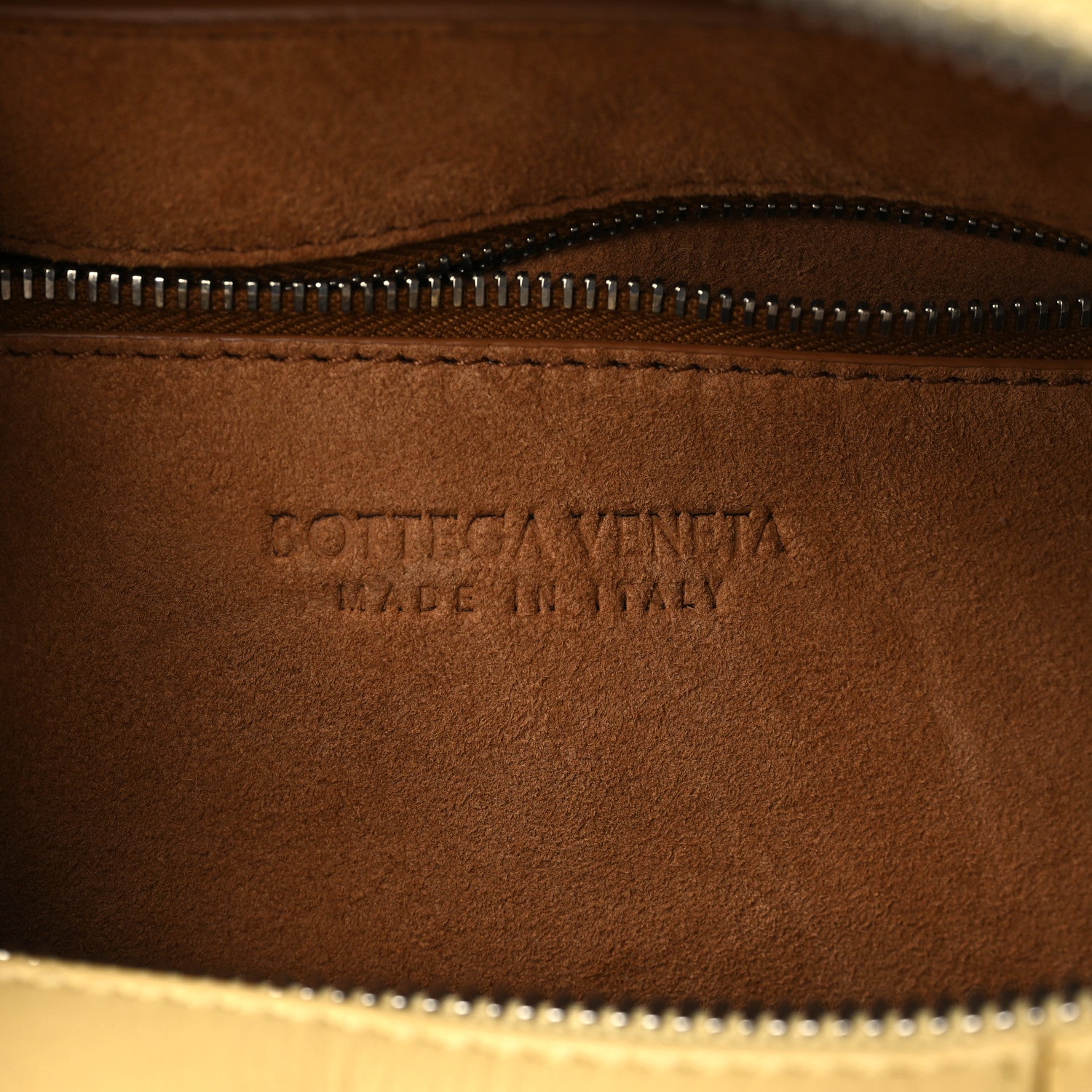 Bottega Veneta Paper Calfskin Maxi Intrecciato Arco Camera Bag Butter 5 of 5
