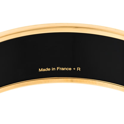 Hermes Enamel Printed Wide Concours D'Etriers Bracelet 70 6 of 6