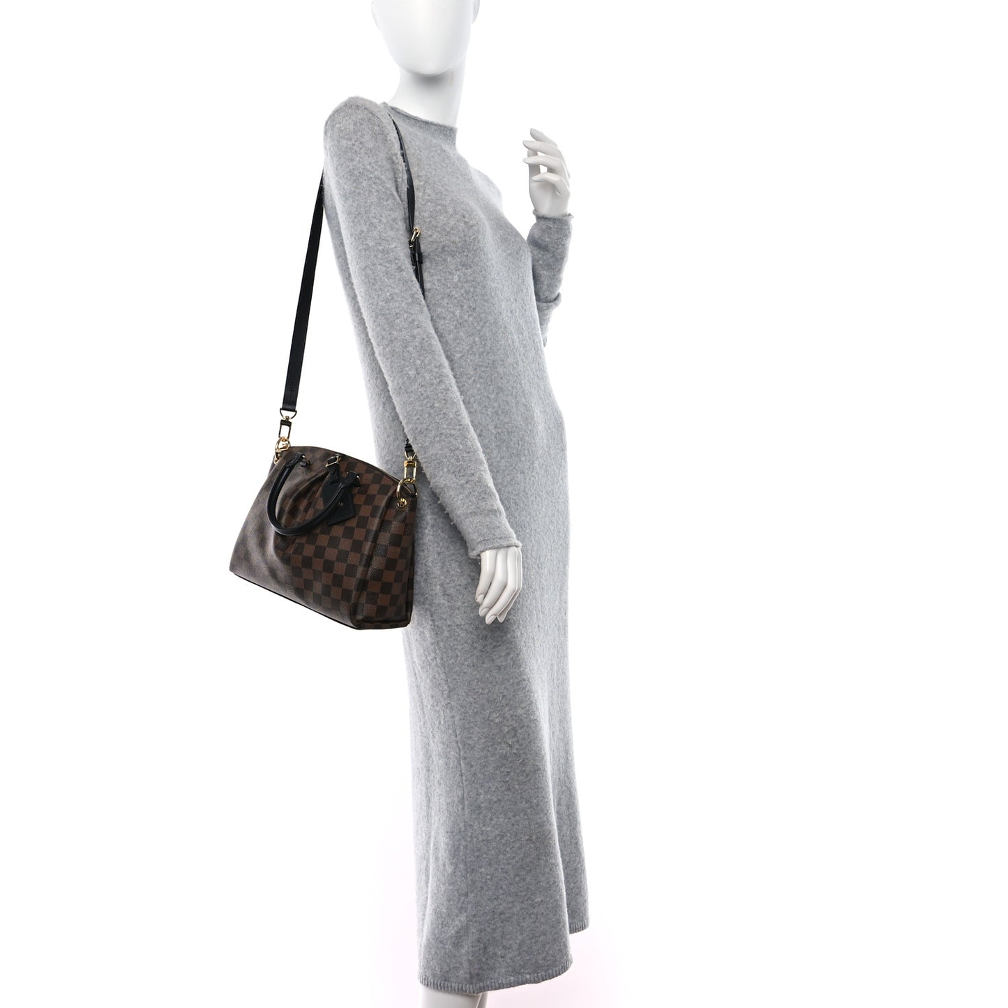 Damier Ebene Odeon Tote PM Black