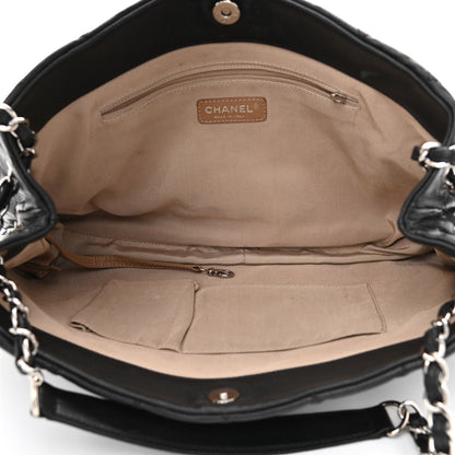 Chanel Caviar Quilted Expandable Zip Shoulder Bag Black 5 of 11