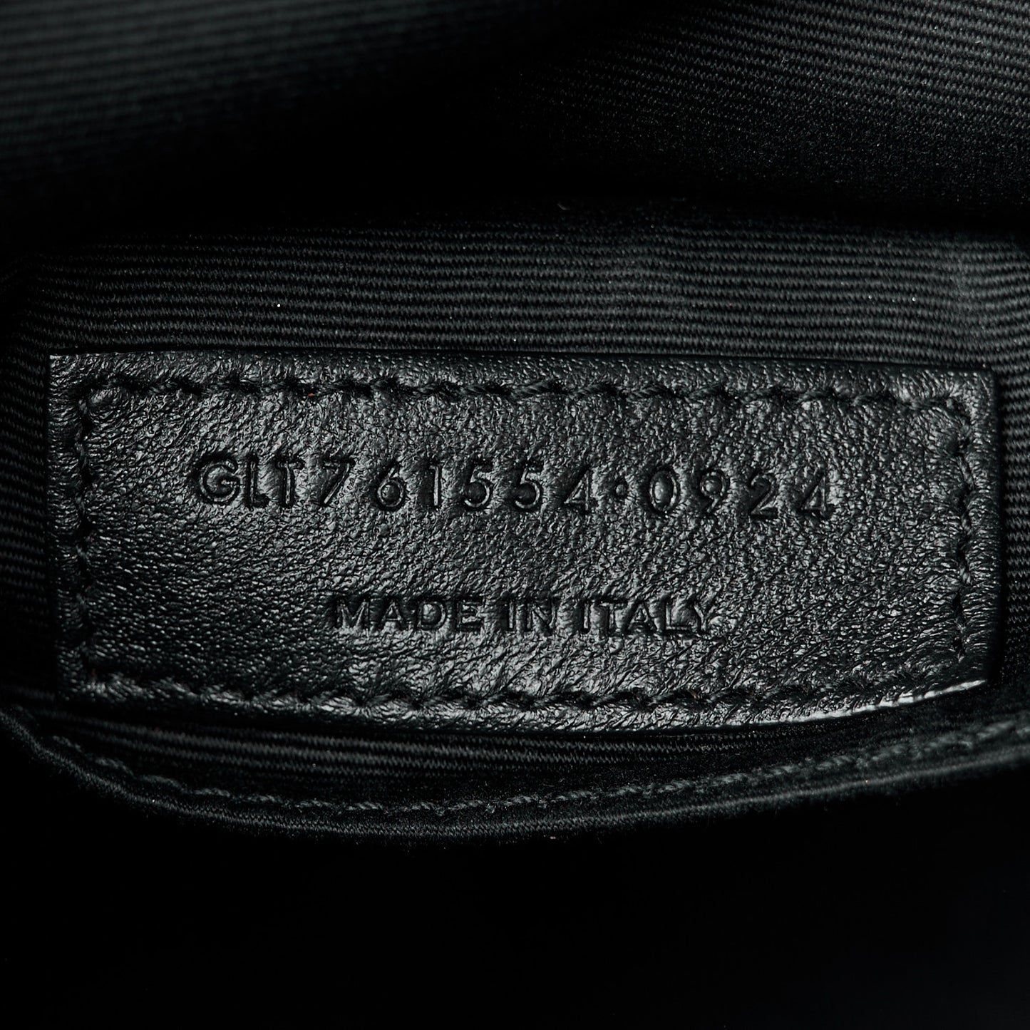 Calfskin Matelasse Monogram Lou Camera Bag Black
