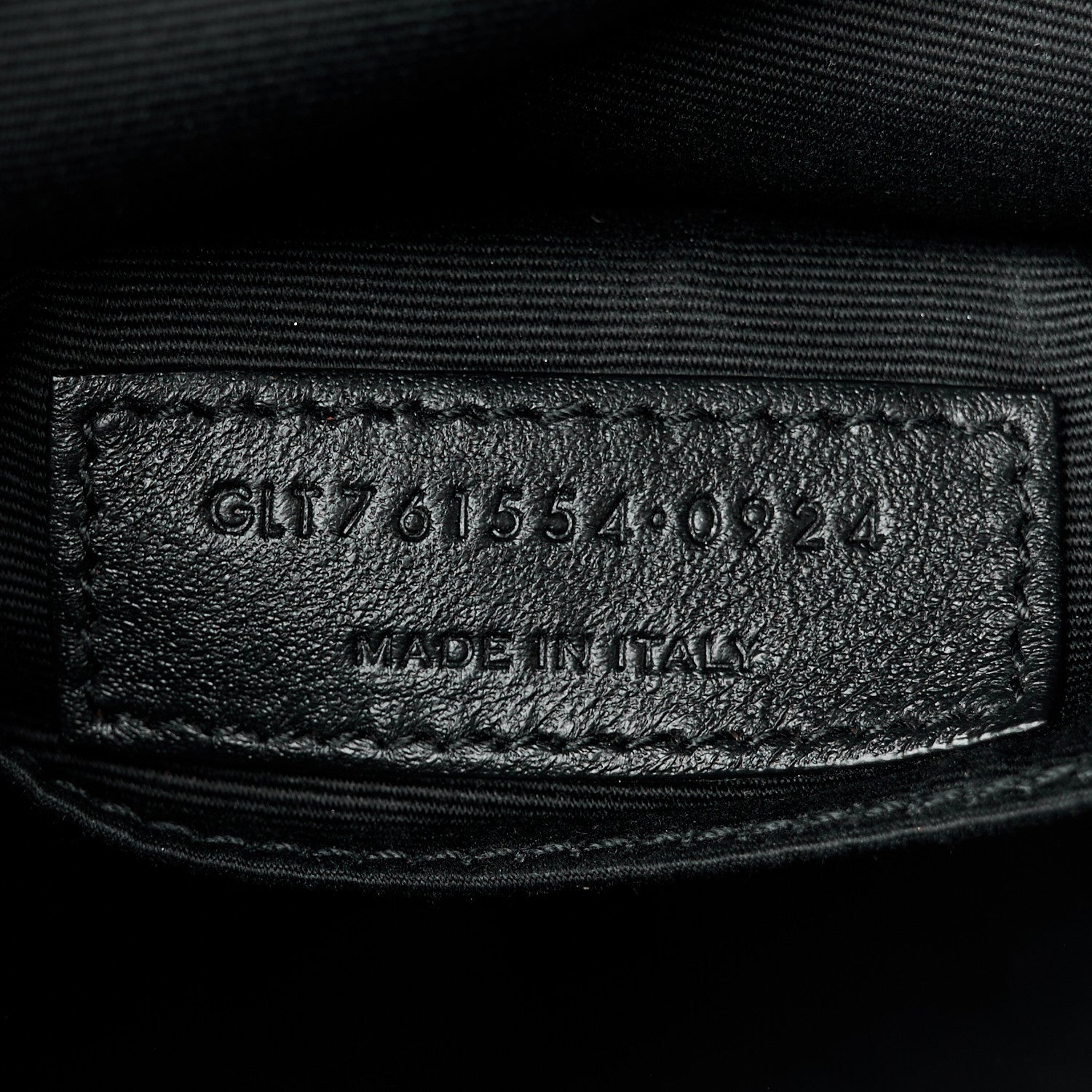 Saint Laurent Calfskin Matelasse Monogram Lou Camera Bag Black 7 of 10