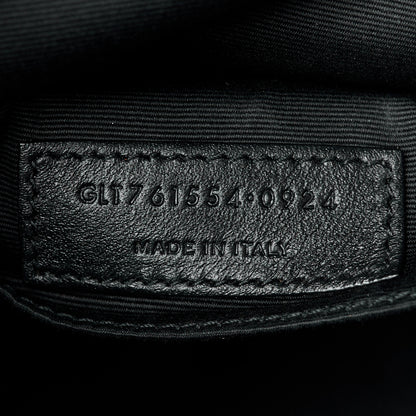 Saint Laurent Calfskin Matelasse Monogram Lou Camera Bag Black 7 of 10