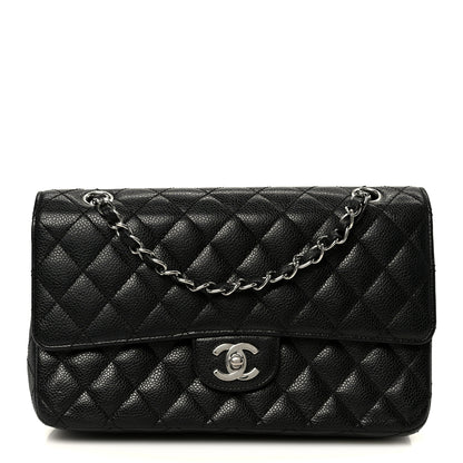 Chanel Caviar Quilted Medium Double Flap Black 1 of 13