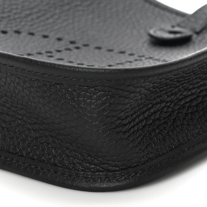 Hermes Taurillon Clemence Evelyne TPM Black 9 of 10