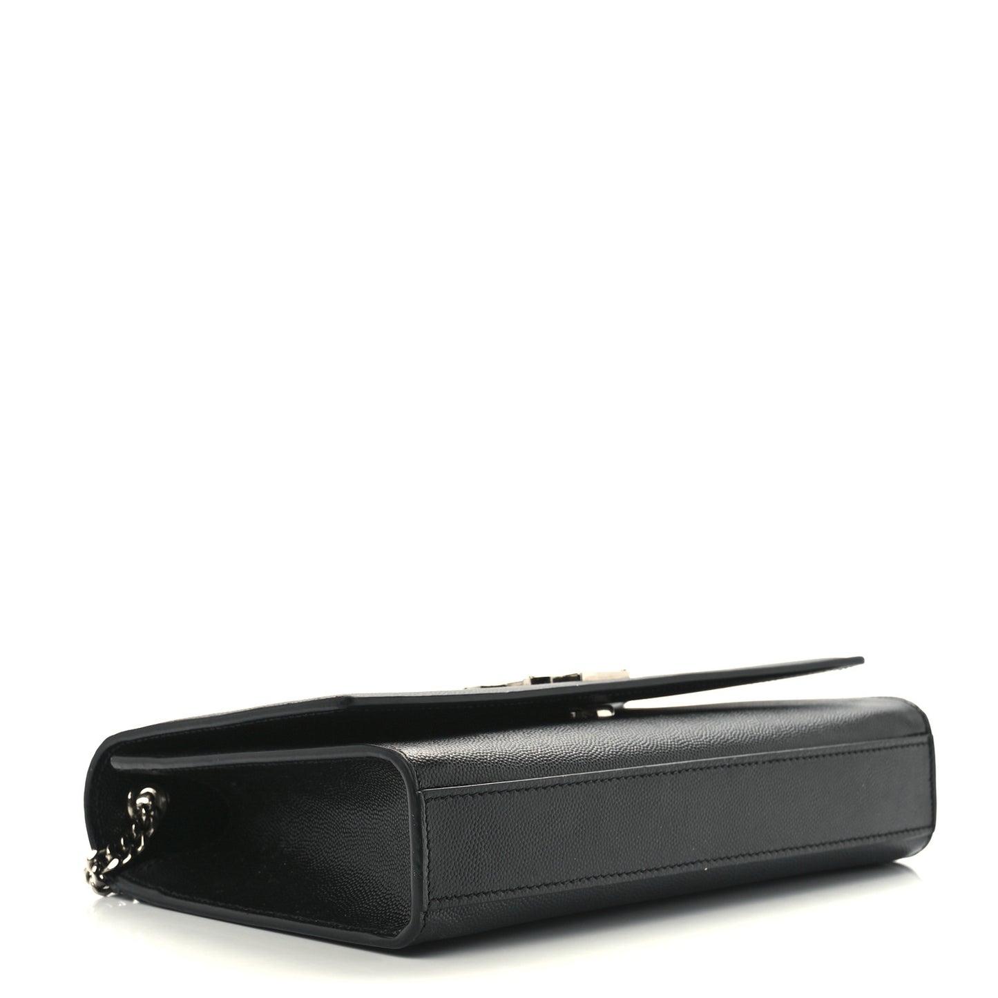 Grain De Poudre Medium Classic Monogram Kate Satchel Black