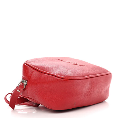 Saint Laurent Lambskin Monogram Lou Belt Bag Red 4 of 12