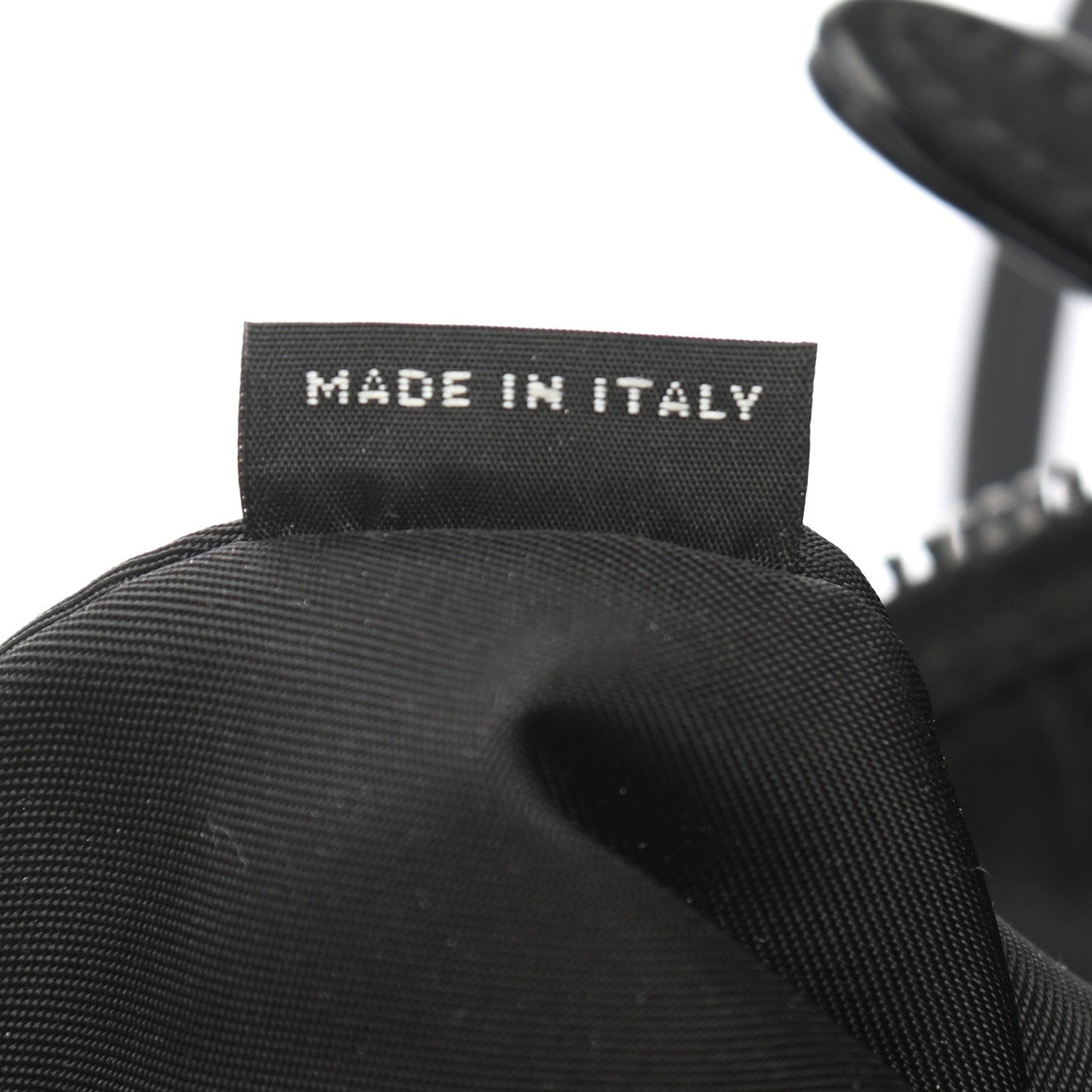Prada Tessuto Nylon Beaded Ricamo Bag Black 7 of 11