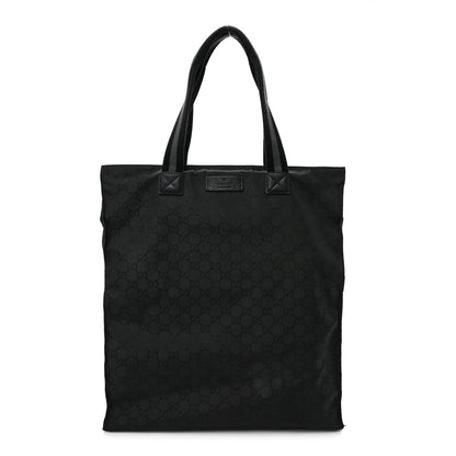 Gucci Nylon Monogram Vertical Tote Black 1 of 10