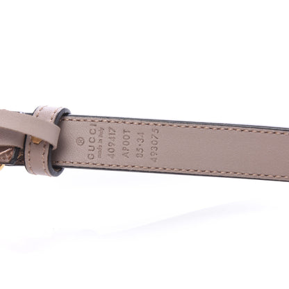 Gucci Calfskin Double G 20mm Belt 85 34 Porcelain Rose 5 of 6
