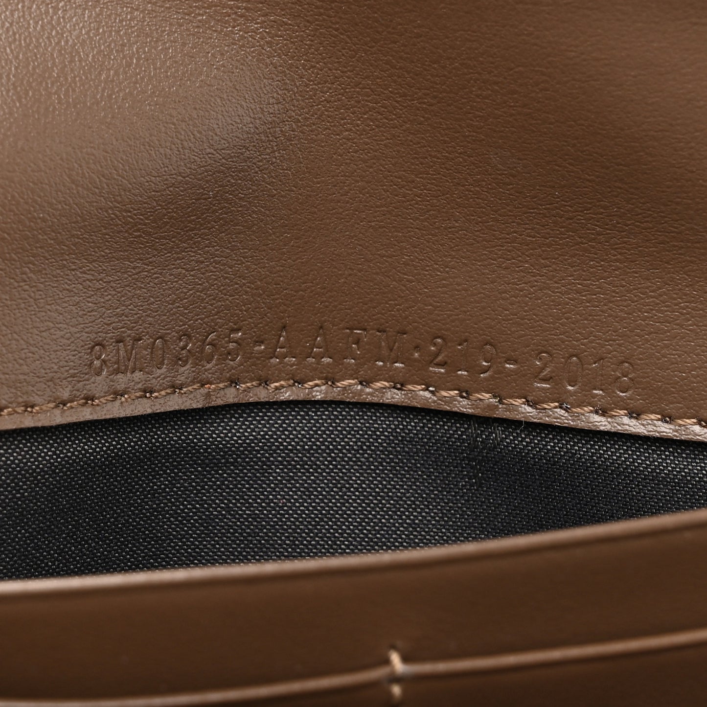 Vitello Soft F is Fendi Bi-Color FF 1974 Embossed Continental Envelope Wallet On Chain Maya Black
