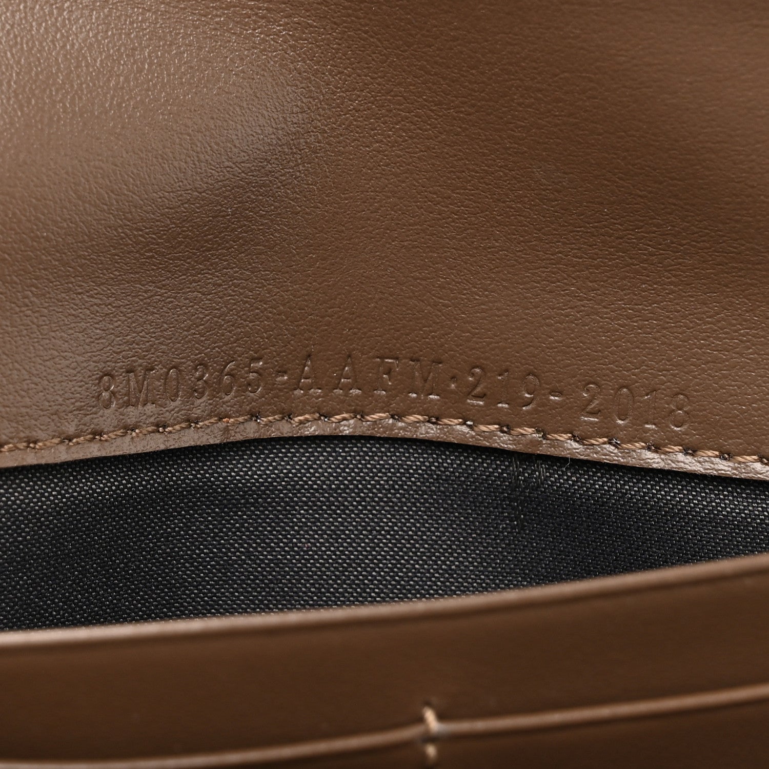 Fendi Vitello Soft F is Fendi Bi-Color FF 1974 Embossed Continental Envelope Wallet On Chain Maya Black 8 of 18