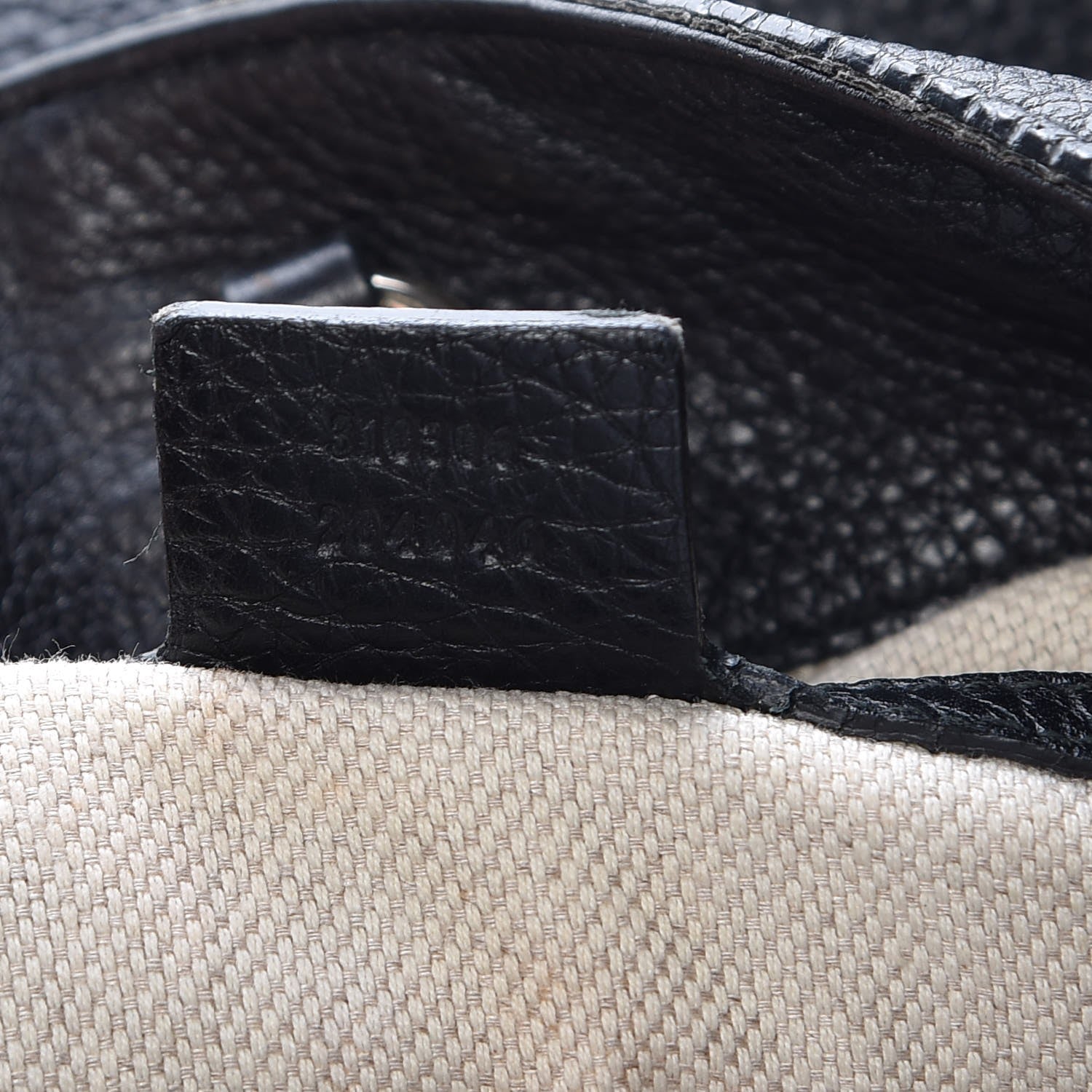 Gucci Pebbled Calfskin Large Soho Chain Shoulder Bag Black 6 of 20