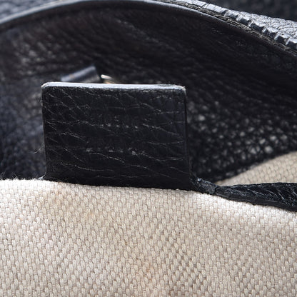 Gucci Pebbled Calfskin Large Soho Chain Shoulder Bag Black 6 of 20