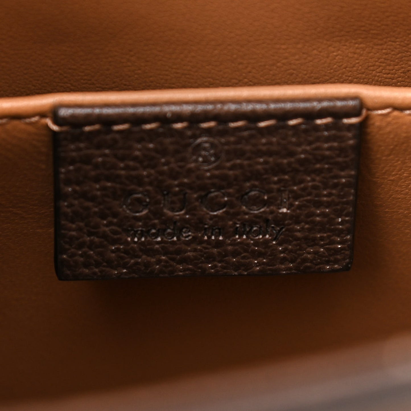 Monogram Jumbo GG Textured Dollar Calfskin Small Diana Tote Bag Camel Ebony New Acero