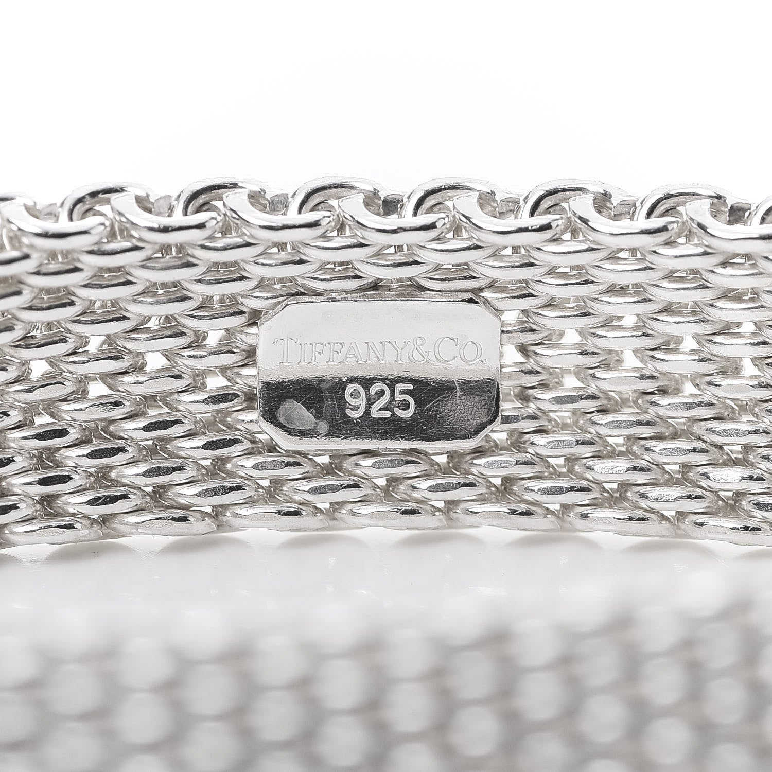 Tiffany Sterling Silver Somerset Mesh Bracelet 4 of 4